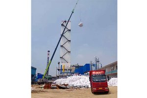 珠光砂空分装填案例